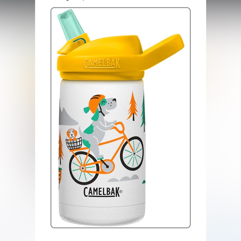 Camelback Eddie + kids 12oz stainless steel bottle